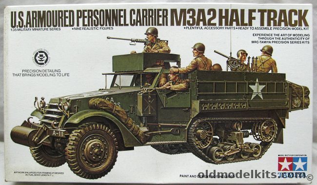 Tamiya 1/35 M3A2 Halftrack Armored Personnel Carrier, MM-170A plastic model kit